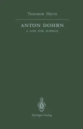 Heuss / Groeben |  Anton Dohrn | Buch |  Sack Fachmedien