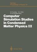 Landau / Schüttler / Mon |  Computer Simulation Studies in Condensed Matter Physics III | Buch |  Sack Fachmedien