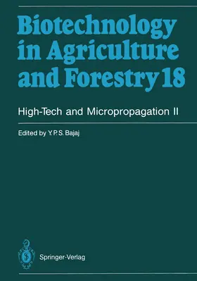 Bajaj |  High-Tech and Micropropagation II | Buch |  Sack Fachmedien