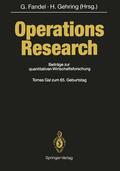 Gehring / Fandel |  Operations Research | Buch |  Sack Fachmedien