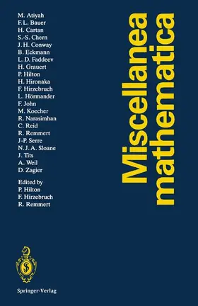 Hirzebruch / Hilton / Remmert |  Miscellanea Mathematica | Buch |  Sack Fachmedien