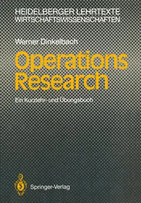 Dinkelbach |  Operations Research | eBook | Sack Fachmedien