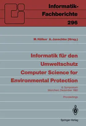 Hälker / Jaeschke |  Informatik für den Umweltschutz / Computer Science for Environmental Protection | eBook | Sack Fachmedien