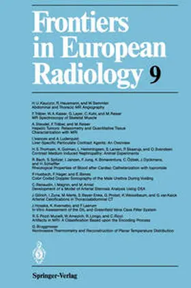 Baert / Heuck |  Frontiers in European Radiology | eBook | Sack Fachmedien
