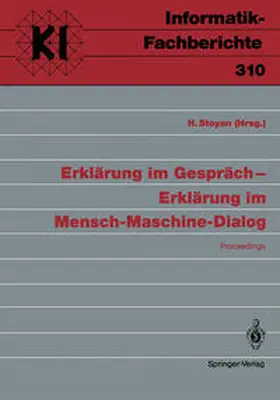 Stoyan |  Erklärung im Gespräch — Erklärung im Mensch-Maschine-Dialog | eBook | Sack Fachmedien