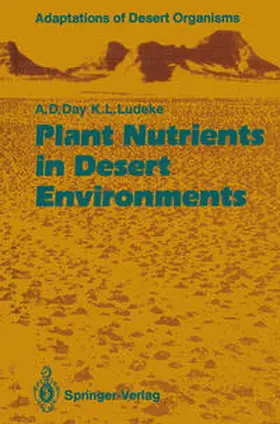 Day / Ludeke |  Plant Nutrients in Desert Environments | eBook | Sack Fachmedien