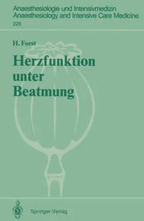 Forst |  Herzfunktion unter Beatmung | eBook | Sack Fachmedien