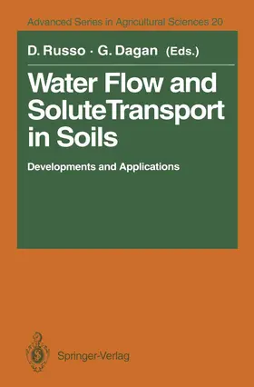 Russo / Dagan |  Water Flow and Solute Transport in Soils | Buch |  Sack Fachmedien