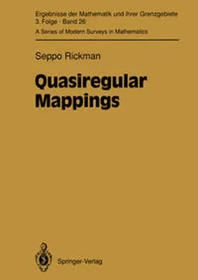 Rickman |  Quasiregular Mappings | eBook | Sack Fachmedien