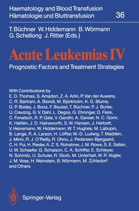 Büchner / Hiddemann / Ritter | Acute Leukemias IV | Buch | 978-3-642-78352-4 | sack.de