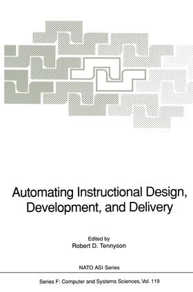 Tennyson |  Automating Instructional Design, Development, and Delivery | Buch |  Sack Fachmedien
