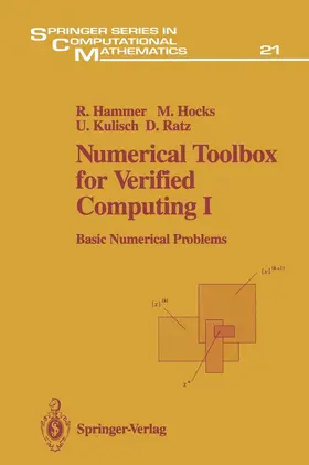 Hammer / Hocks / Kulisch |  Numerical Toolbox for Verified Computing I | Buch |  Sack Fachmedien