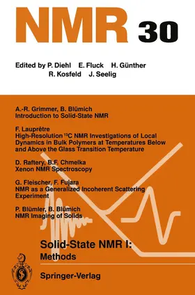  Solid-State NMR I Methods | Buch |  Sack Fachmedien