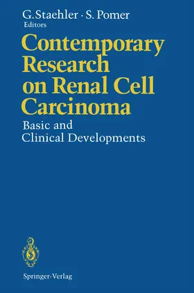 Pomer / Staehler |  Contemporary Research on Renal Cell Carcinoma | Buch |  Sack Fachmedien