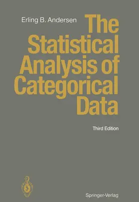 Andersen |  The Statistical Analysis of Categorical Data | Buch |  Sack Fachmedien