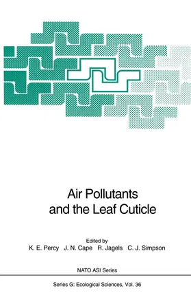 Percy / Cape / Jagels |  Air Pollutants and the Leaf Cuticle | Buch |  Sack Fachmedien