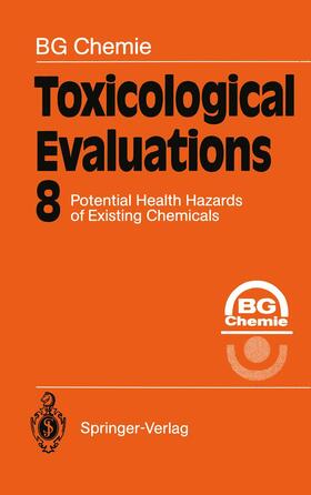 Chemie | Toxicological Evaluations | Buch | 978-3-642-79171-0 | sack.de