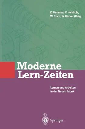 Volkholz / Risch / Hacker |  Moderne Lern-Zeiten | Buch |  Sack Fachmedien