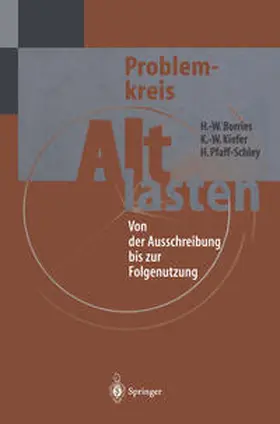 Borries / Kiefer / Pfaff-Schley |  Problemkreis Altlasten | eBook | Sack Fachmedien