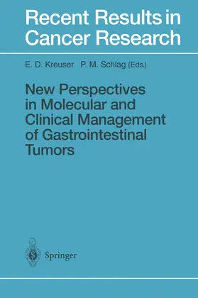 Kreuser / Schlag |  New Perspectives in Molecular and Clinical Management of Gastrointestinal Tumors | Buch |  Sack Fachmedien