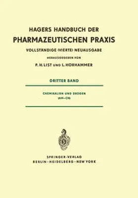 List / Hörhammer |  Chemikalien und Drogen (Am – Ch) | eBook | Sack Fachmedien