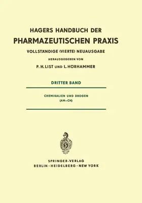 List / Hörhammer |  Chemikalien und Drogen (Am - Ch) | Buch |  Sack Fachmedien