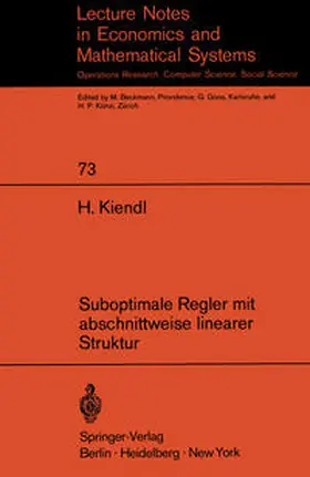 Kiendl | Suboptimale Regler mit abschnittweise linearer Struktur | E-Book | www.sack.de