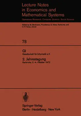 Deussen |  GI. Gesellschaft für Informatik e.V. 2. Jahrestagung | eBook | Sack Fachmedien