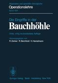 Zenker / Berchtold / Hamelmann |  Die Eingriffe in der Bauchhöhle | Buch |  Sack Fachmedien