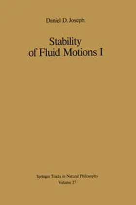 Joseph |  Stability of Fluid Motions I | eBook | Sack Fachmedien