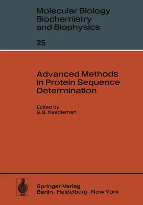 Needleman |  Advanced Methods in Protein Sequence Determination | Buch |  Sack Fachmedien