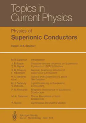 Salamon |  Physics of Superionic Conductors | eBook | Sack Fachmedien