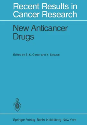 Carter / Sakurai |  New Anticancer Drugs | Buch |  Sack Fachmedien