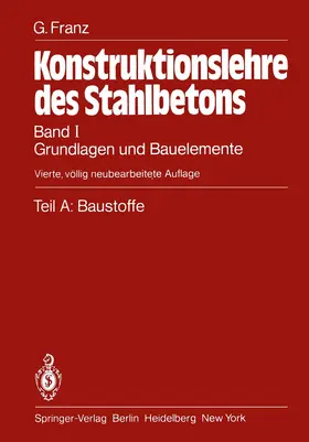 Franz |  Teil A: Baustoffe | Buch |  Sack Fachmedien
