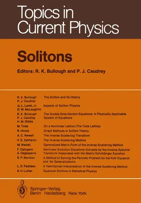 Bullough / Caudrey |  Solitons | Buch |  Sack Fachmedien