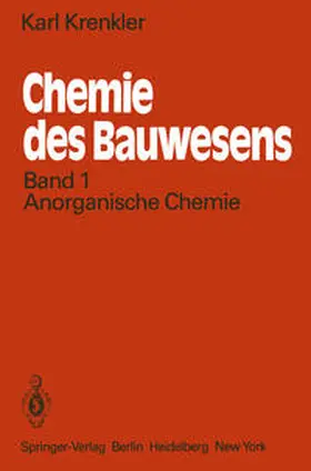 Krenkler |  Chemie des Bauwesens | eBook | Sack Fachmedien