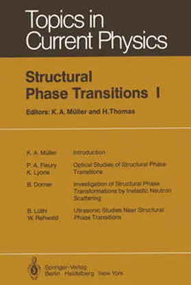 Müller / Thomas |  Structural Phase Transitions I | eBook | Sack Fachmedien
