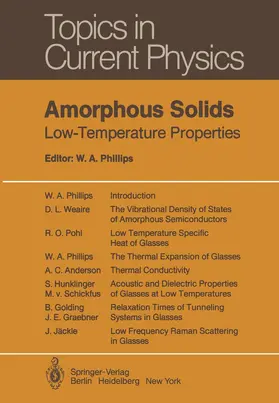 Phillips |  Amorphous Solids | Buch |  Sack Fachmedien