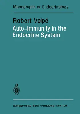 Volpe |  Auto-immunity in the Endocrine System | Buch |  Sack Fachmedien