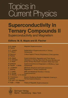 Maple / Fischer |  Superconductivity in Ternary Compounds II | Buch |  Sack Fachmedien