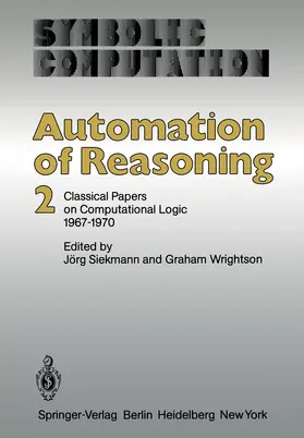 Wrightson / Siekmann |  Automation of Reasoning | Buch |  Sack Fachmedien