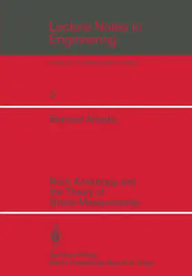 Amadei |  Rock Anisotropy and the Theory of Stress Measurements | eBook | Sack Fachmedien