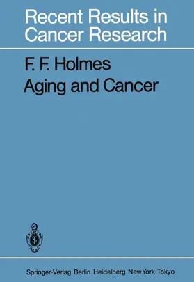 Holmes |  Aging and Cancer | Buch |  Sack Fachmedien