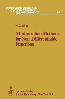 Shor |  Minimization Methods for Non-Differentiable Functions | Buch |  Sack Fachmedien