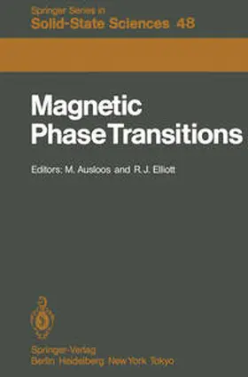 Ausloos / Elliott |  Magnetic Phase Transitions | eBook | Sack Fachmedien