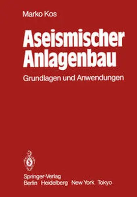 Kos |  Aseismischer Anlagenbau | eBook | Sack Fachmedien