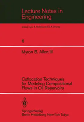 Allen |  Collocation Techniques for Modeling Compositional Flows in Oil Reservoirs | eBook | Sack Fachmedien