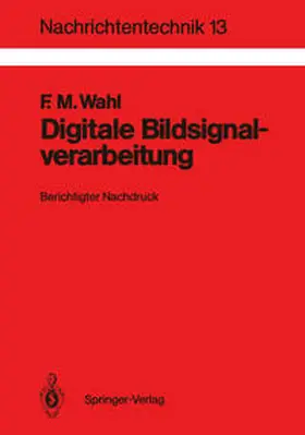 Wahl |  Digitale Bildsignalverarbeitung | eBook | Sack Fachmedien