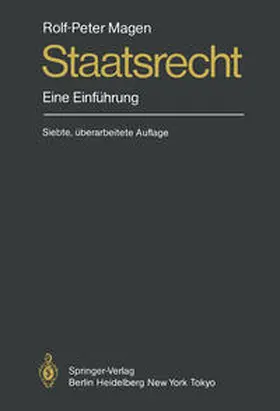 Magen |  Staatsrecht | eBook | Sack Fachmedien