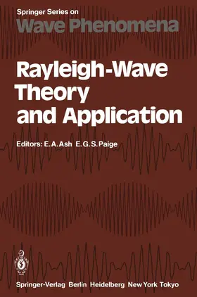 Ash / Paige |  Rayleigh-Wave Theory and Application | Buch |  Sack Fachmedien